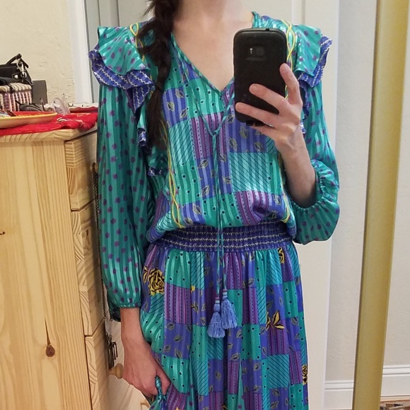 Vintage Dresses & Skirts - Vintage Diane Freis Style Dress S-L